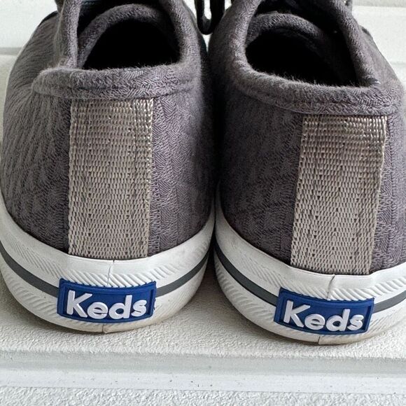 Keds Kickstart Jersey Lace-Up Sneaker Dark Grey Stitch Fix NWT Size 6.5 - Picture 6 of 10